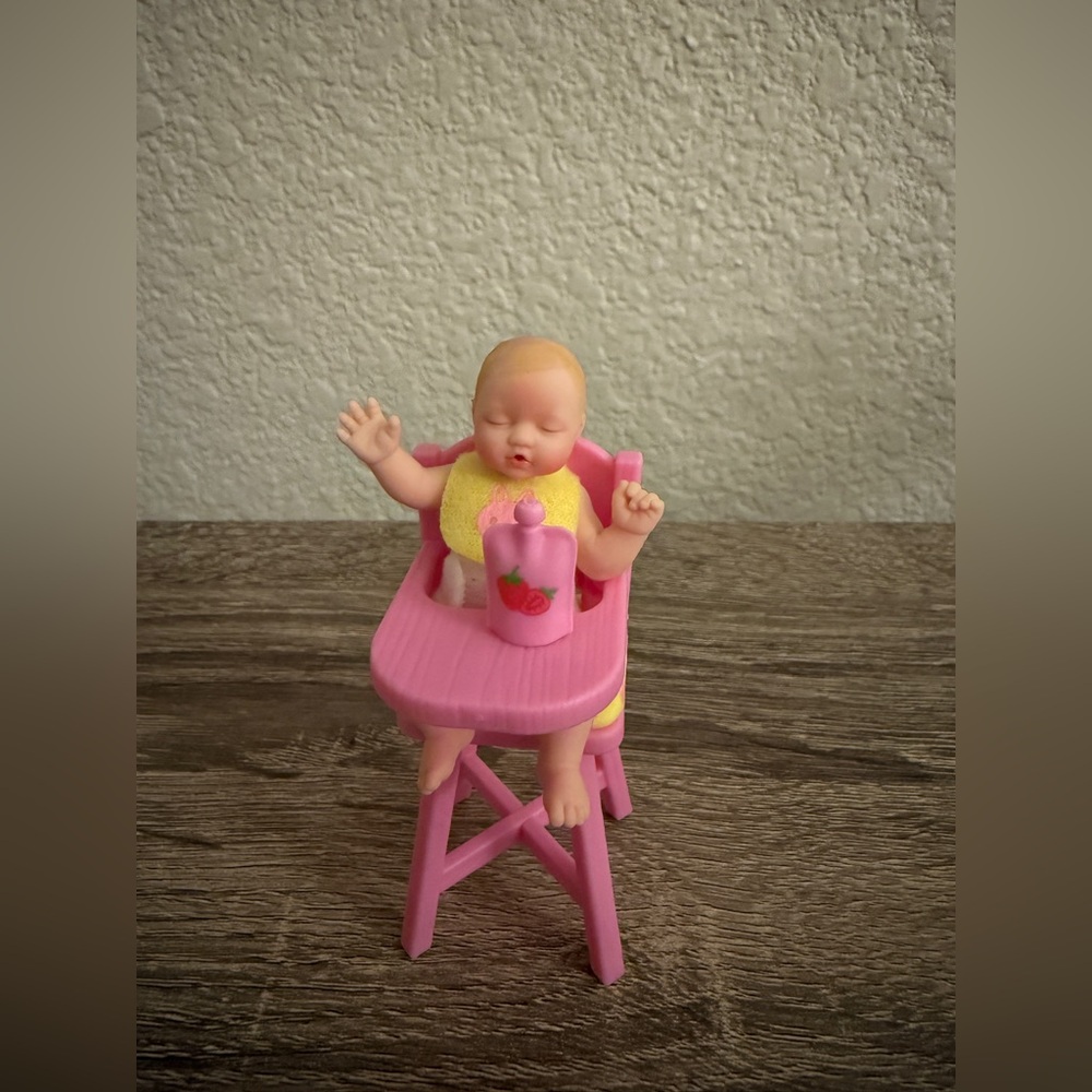 My Mini Baby~Pink High Chair with Juice